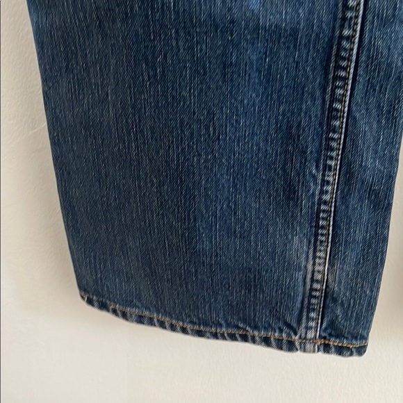 American Eagle Blue Bootcut Tie-Dye Jeans bleached - Picture 3 of 8